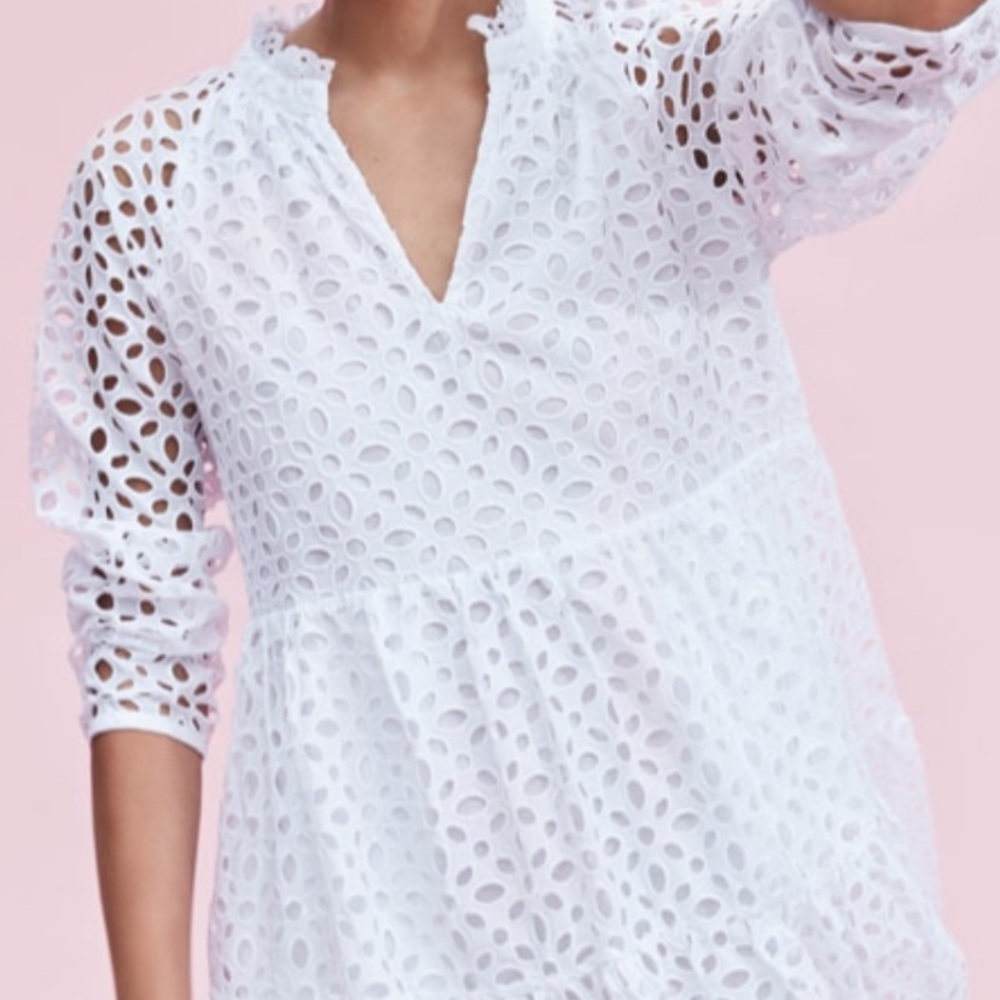 J.Crew Tiered Popover Dress